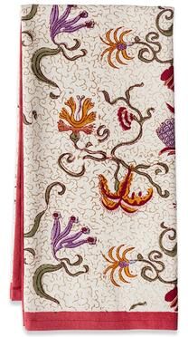 "Couleur Nature Fleurs des Indes Tea Towels - 20 x 30"""