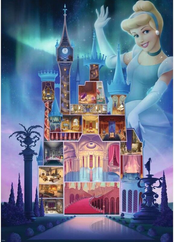 Ravensburger Puzzle 1000 pièces - Cendrillon (Collection Château Disney Princ.)