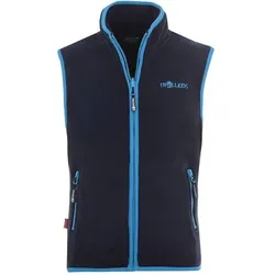 TROLLKIDS Kids Arendal Vest, Größe 116 in Blau Blau