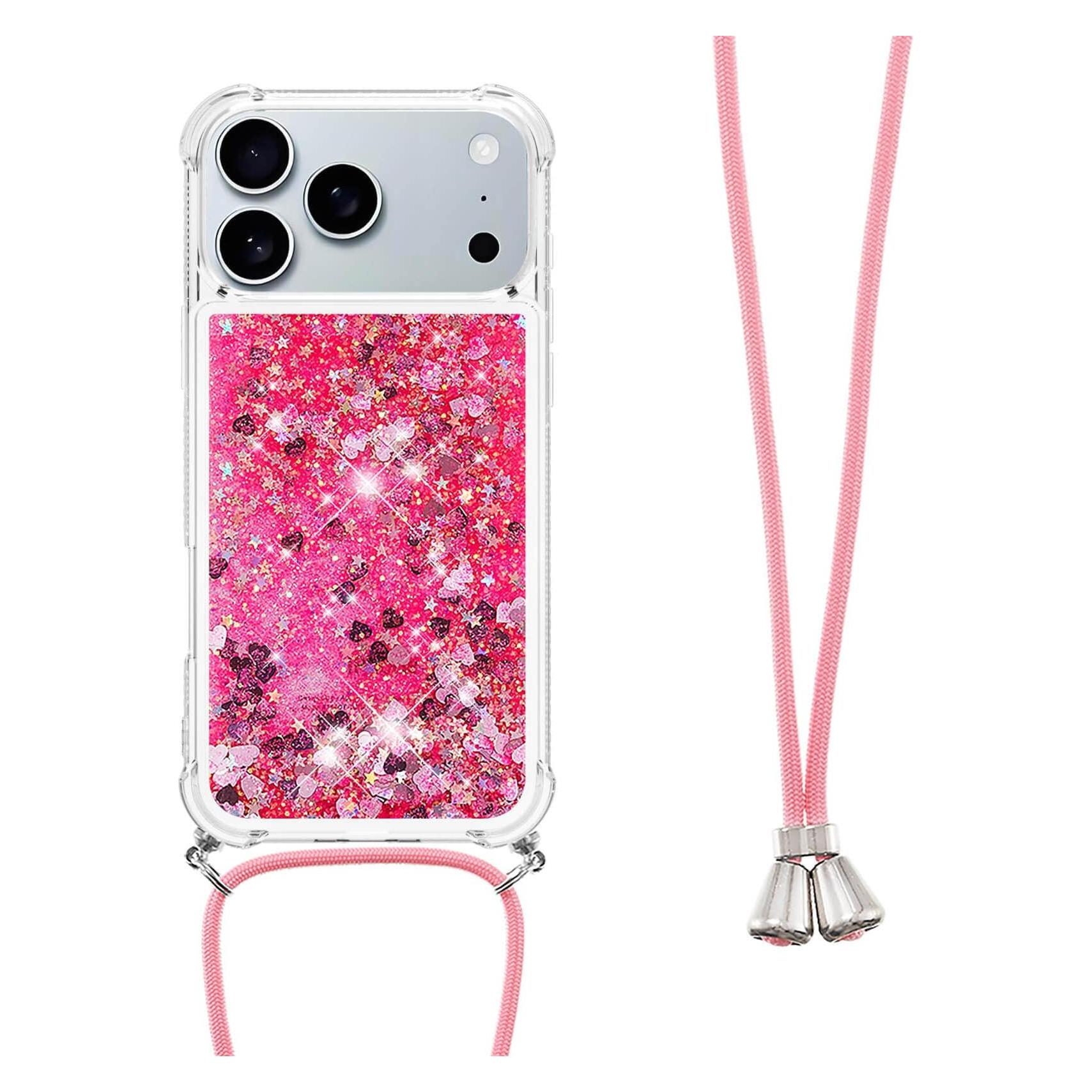 Cover-Discount iPhone 17 Pro Max - Glitzer Hülle mit Kordel (Apple iPhone 17 Pro Max, Apple iPhone 18 Pro Max) (62883878)