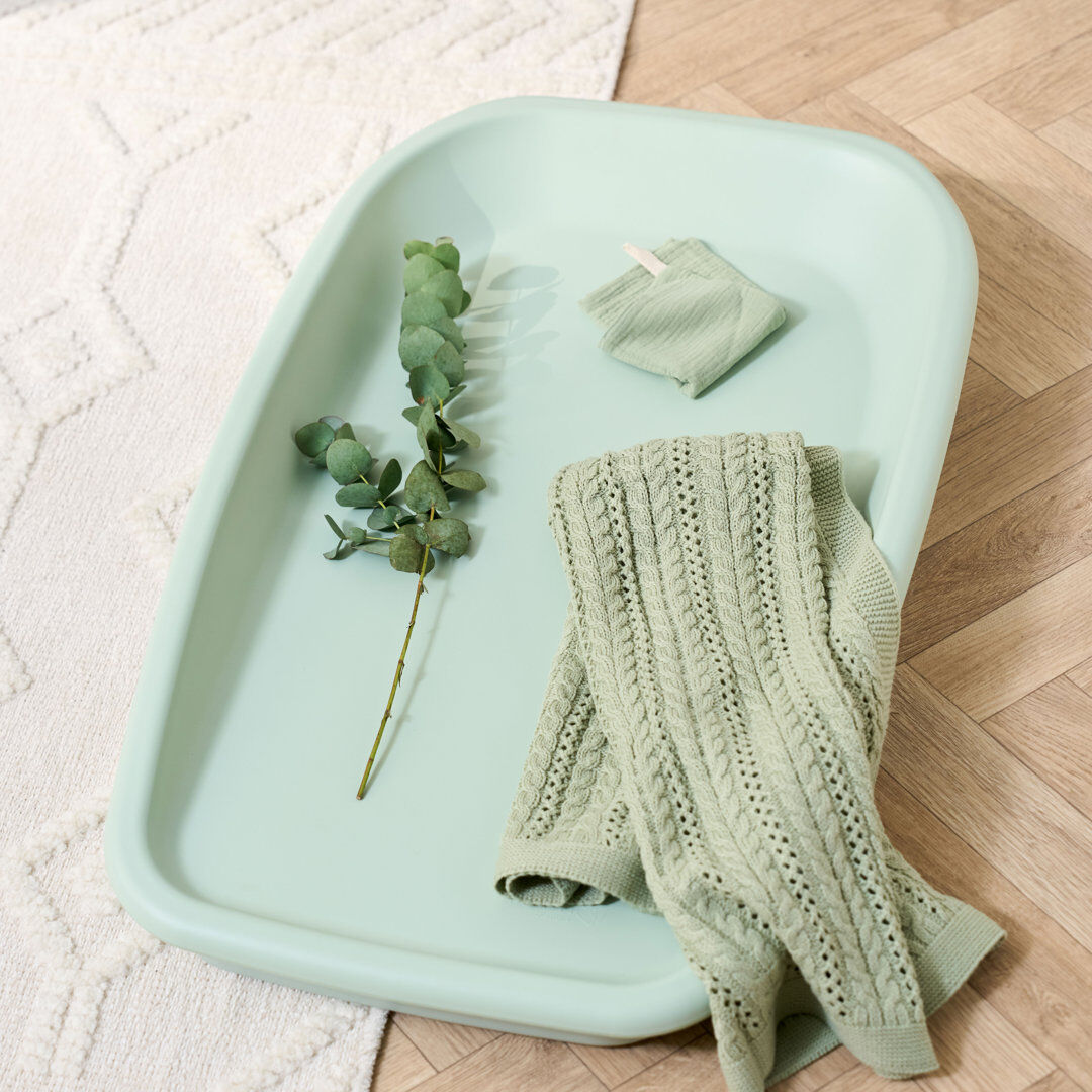 Tutti Bambini Cushi Baby Changing Mat Green 243.84cm L X 132.08cm W