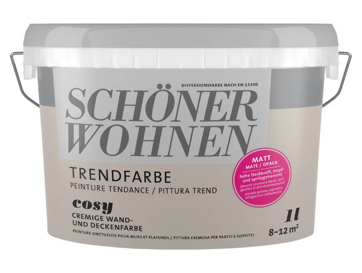 Schöner Wohnen Farbige Dispersion Trendfarbe 1 l