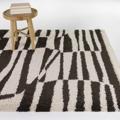 Balta Rugs Parnassa Modern Geometric Shag Area Rug