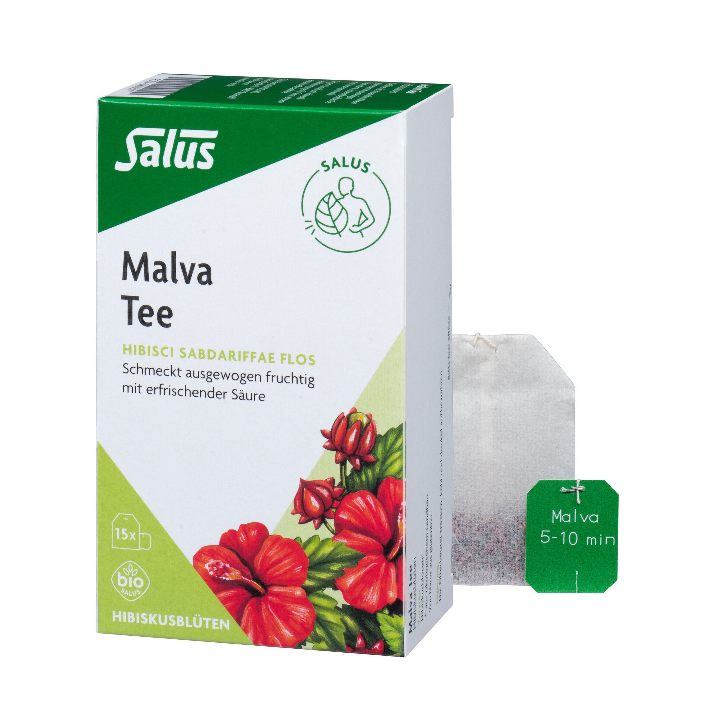 Malvatee Hibiskusblütentee Bio Salus Filterbeutel 15 St