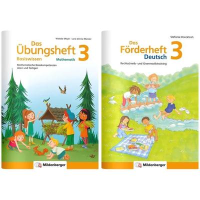 Sicher ins 4. Schuljahr – Paket: Förderprogramm Rechnen – Schreiben – Grammatik · Klasse 3, Set von , Mildenberger Verlag GmbH, 978-3-619-91413-5