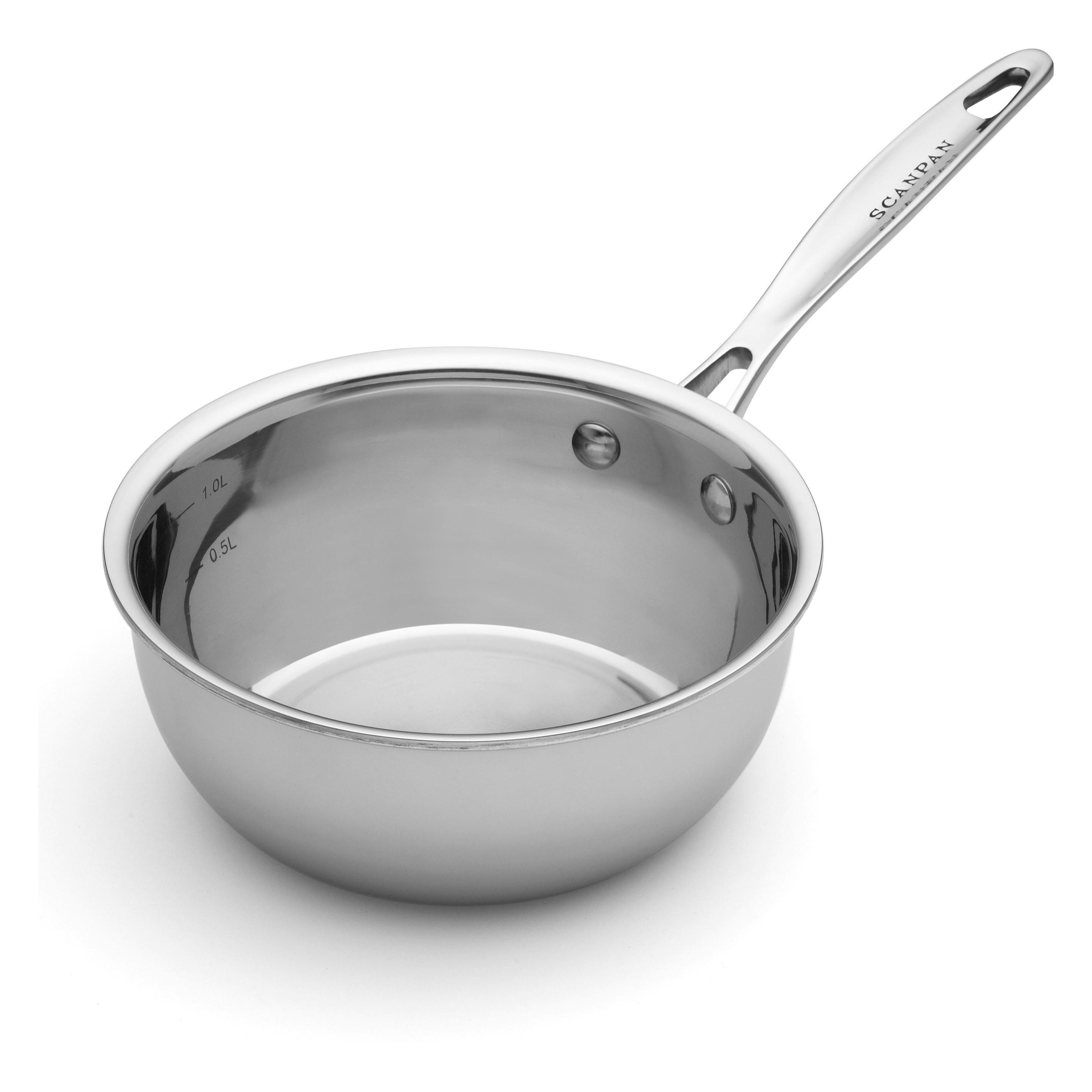 Scanpan Fusion 5 Saucepan, 18 cm, 1.3 L (Kochtopf, Aluminium, Edelstahl, 18 x 10.40 cm) (0083421113054)