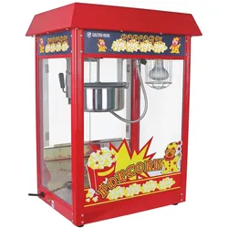 GastroHero Popcornmaschine ECO – 5 kg/h Leistung, 1 Kessel, langlebiges Edelstahlgehäuse