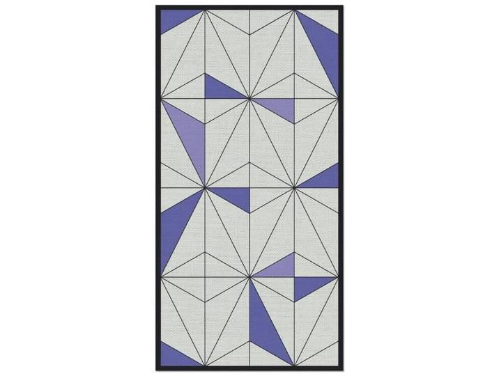 Tapis Extérieur Panorama Lima Violet 140x200 cm - Tapis Vinyle pour Balcon et Jardin