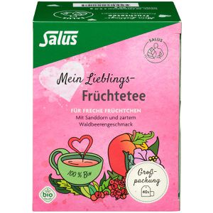 Salus Tee Mein Lieblings- Früchtetee, BIO, Früchtetee, 80 g, 40 Beutel