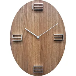 Wanduhr Hera Braun