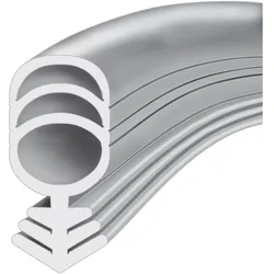 Ellen, Türdichtung, Renov.-dicht.Universeal Plus L.25m B.8mm z.Einziehen TPE blk schwarz