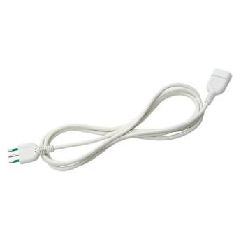Fanton 92080 Verlängerungen und Verlängerungsschnüre 3 m 1 Steckdose(n) AC Weiss (3 m) (92080)