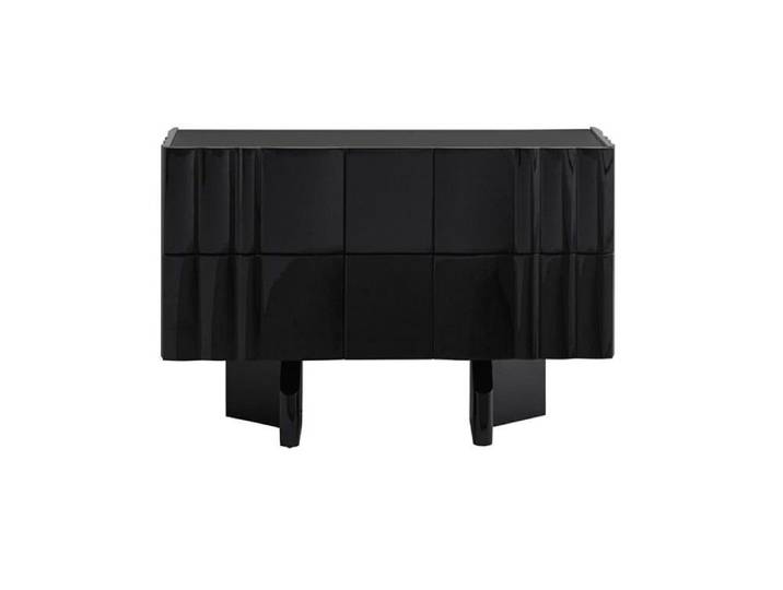 Xlmoebel Schminktisch Eleganter schwarzer Schminktisch aus Holz für das Schlafzimmer, Made in Europa