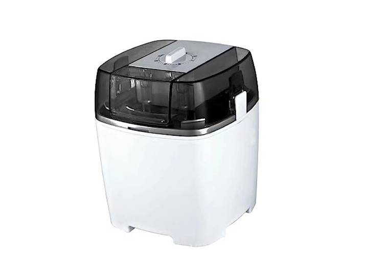 Eismaschinen Automatische kleine Eismaschine DIY hausgemachte Fruchtjoghurt-Eismaschine vollständig