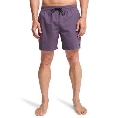 Boardshorts BILLABONG "All Day Layback 16", Herren, Gr. L, Normalgrößen, lila (dusty grape), Obermaterial:100% Polyester., Hosen