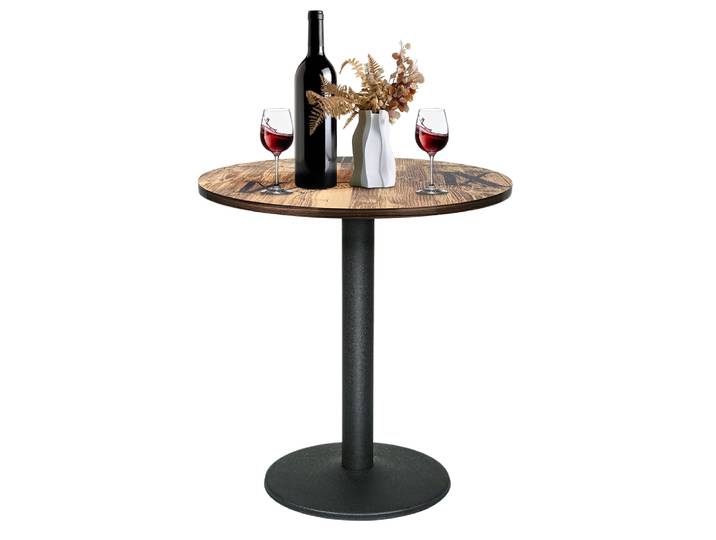 Table de bistro ronde, table de bar H 72cm, comptoir de bar, table haute, table de comptoir, table à manger, table de cuisine, table de fête, 60/70 cm