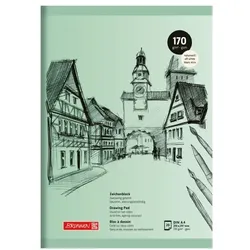 Brunnen Zeichenblock A4 170 g/m2 20 Blatt, 21x29.7 cm