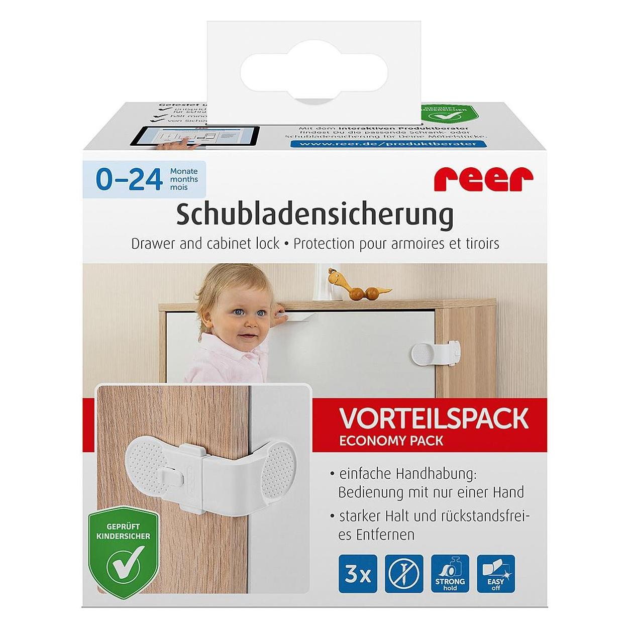 Reer Schubladensicherung (71080) Mindestbestellmenge: 6 Stück