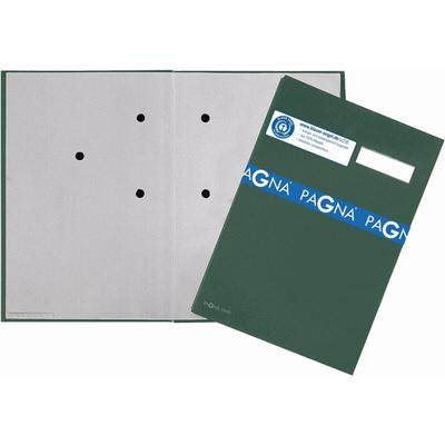 Pagna Unterschriftsmappe 20 Fächer Leinen grün