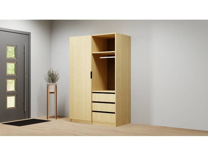 Kleiderschrank aus Eiche Premium Dekore Eiche