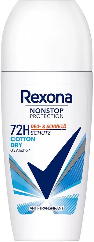Rexona - Deo Roll-On, Nonstop Protection Cotton Dry, 50 ml
