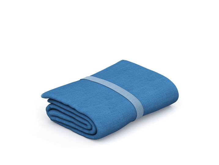 Mikrofaser Badetuch 100 x 200 cm hellblau