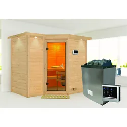 Karibu Sahib 2-9 kW Ofen-Steuergerät-Inkl.Dachkranz inkl. gratis Zubehörpaket im Wert von 126,96€