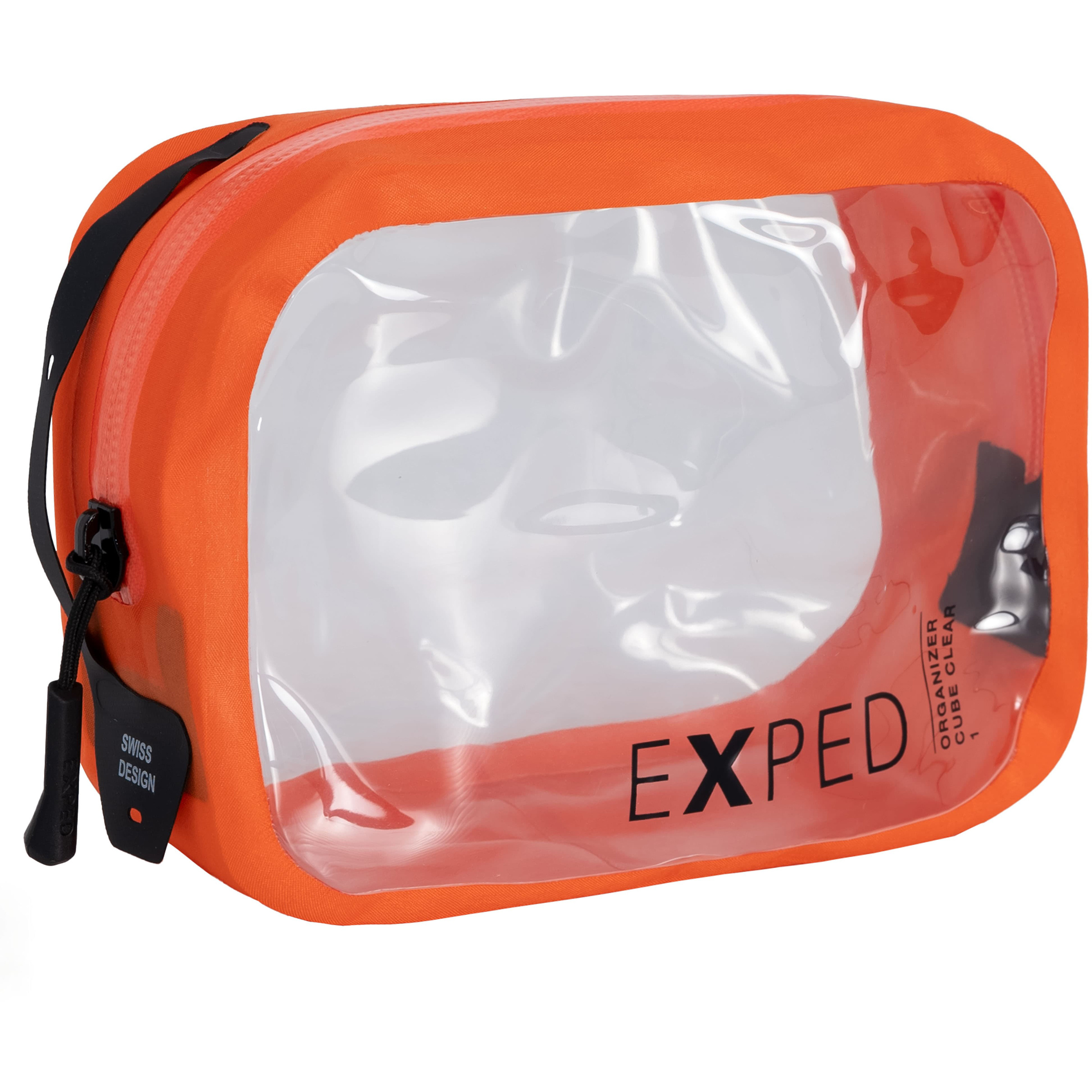 Exped Organizer Cube Clear Packwürfel & Packtaschen rot Reise