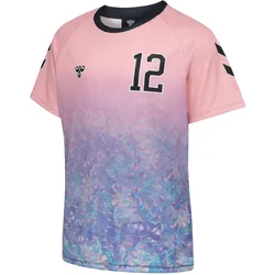 hummel, Unisex, Sportshirt, Hmlshimmer T-Shirt S/S (128), Pink, Rosa, 128