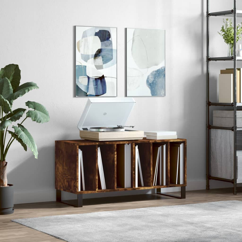 Latitude Run 48 cm H Multimedia Storage Smoked Oak 48cm H X 100cm W X 38cm D