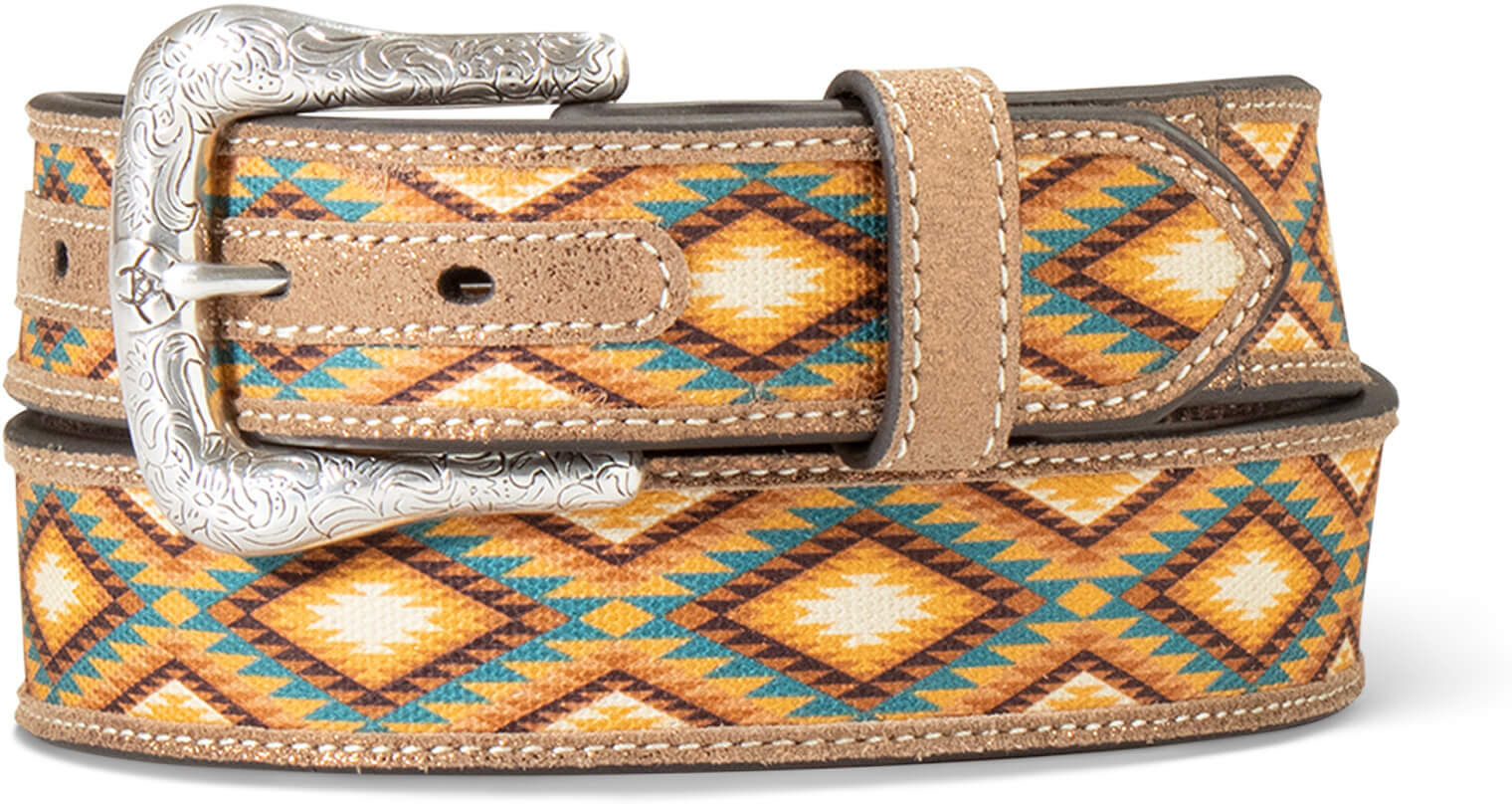 Women's Geometric Pattern Belt in Multi, Size: Small by Ariat