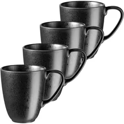 Mäser Kaffeebecher-Set, Steinzeug Essential Schwarz