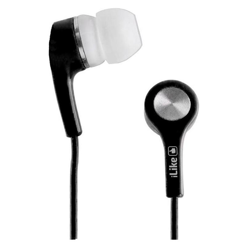 iLike Earphones IEA01BK 3.5mm (Keine Geräuschunterdrückung, Kabelgebunden) (ILIKE)