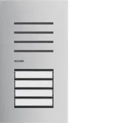 Elcom REQ004Y Türstation Audio 4/1 2Draht Edelstahl matt ONE