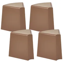 GARTENHOCKER 4er-Set Braun Evros