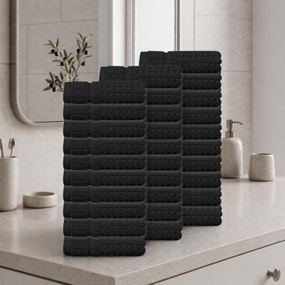 Home Weavers Inc Home Weavers Willow Collection 630GSM Cotton Zero Twist Super Absorbent Wash Cloth - 13x13