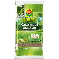 COMPO Rasensaat Spiel und Sport Aktion 4 kg für 200 m2