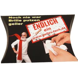 Axis Line Profi Brillenputztuch Axis Line 23 x 23 cm Endlich ein geiles Tuch - auch geil für Gesichtsschutz (keine Kratzer)