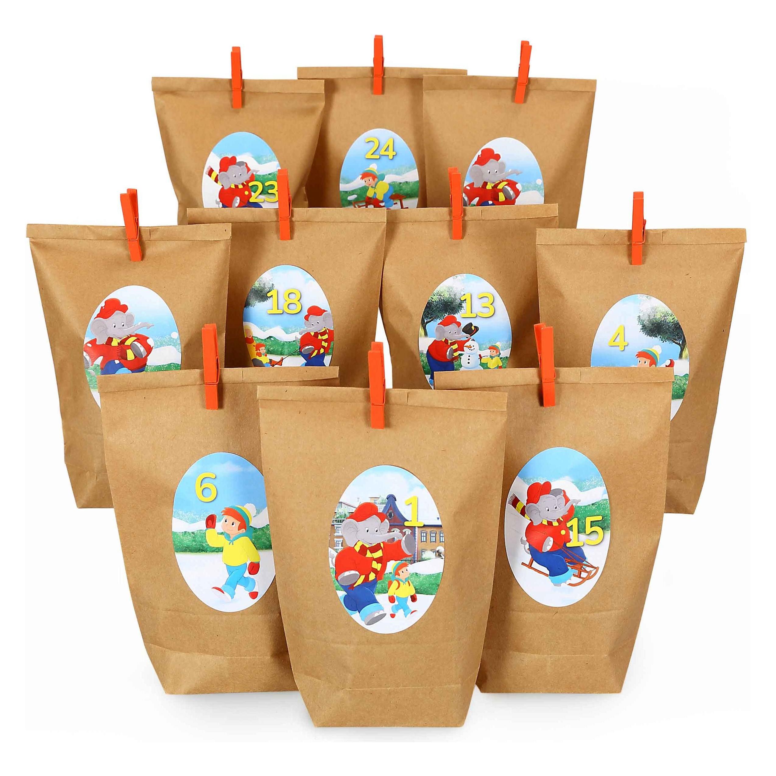 Papierdrachen Adventskalender Benjamin Blümchen (24 Türchen) (71720195)
