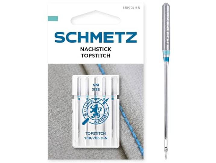 SCHMETZ 5 Naaimachine Naalden Topstitch 130/705 H-N Maat 80/12