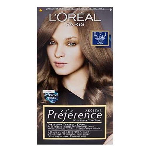 L'Oréal Paris L'Oréal Preference hair dye L 7.1 Iceland (7.1 Islande) (3600010013839)