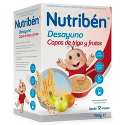Nutribén Weizen-Frühstücksflocken mit Früchten 750g
