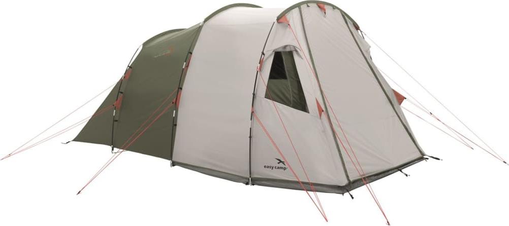 Easy Camp Tunnelzelt Huntsville 400 4 Personen Grün und Creme
