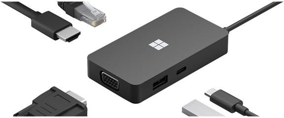 Microsoft Surface USB-C Travel Hub Black