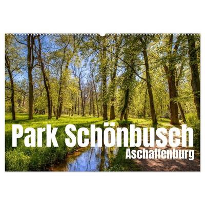 Park Schönbusch Aschaffenburg (Wandkalender 2027 DIN A2 quer), CALVENDO Monatskalender