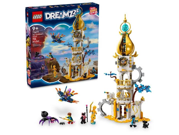 LEGO® LEGO® Dreamzzz 71477 Turm des Sandmanns Konstruktionsspielsteine, (723 St)