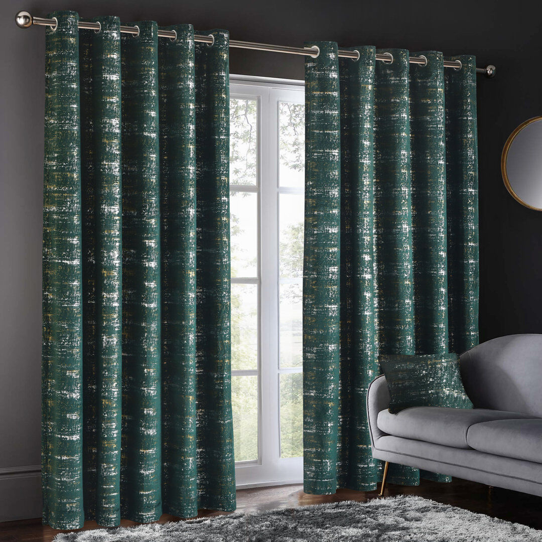 Fairmont Park Aariella Curtain Green 90cm Width x 72cm Drop