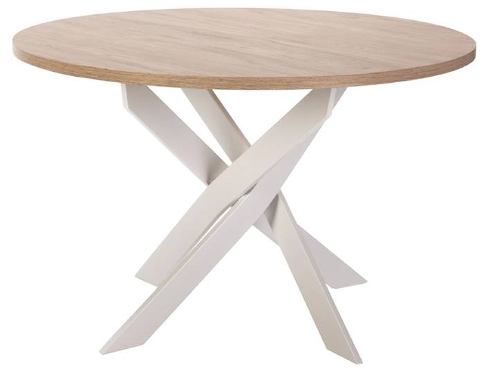 MARCKERIC Tisch LARA 120x120x77cm eiche