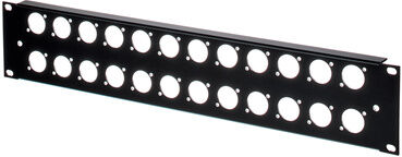 Thon Rack Panel 2U 24XLR 90°