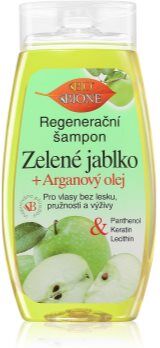 Bione Cosmetics Green Apple + Argan Oil champô regenerador 260 ml. Green Apple + Argan Oil